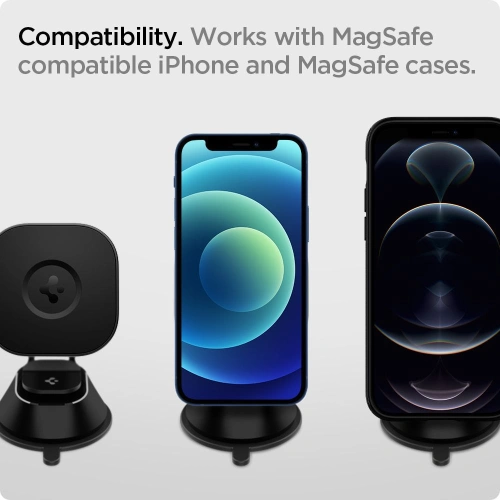 Buy Spigen ITS35 Magnetic MagSafe Dashboard Car Mount Black - SPN1666BLK - {ean13} - Home Screen Store Europe