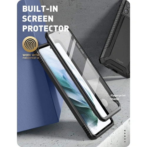 Buy Supcase Clayco Xenon Samsung Galaxy S21 Ultra Black - SPC178BLK - {ean13} - Home Screen Store Europe