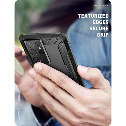Buy Supcase Clayco Xenon Samsung Galaxy S21 Ultra Black - SPC178BLK - {ean13} - Home Screen Store Europe