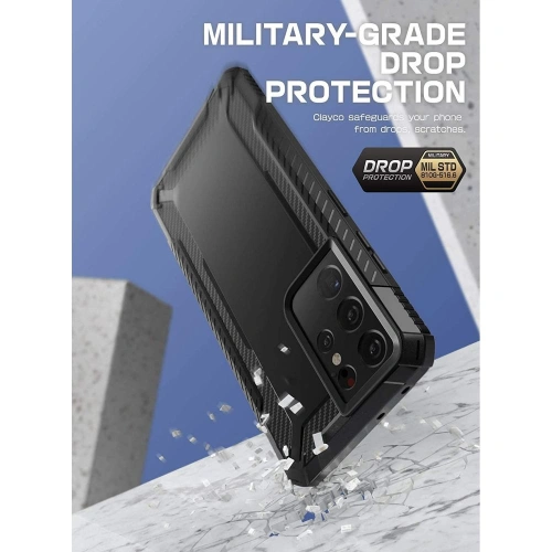 Buy Supcase Clayco Xenon Samsung Galaxy S21 Ultra Black - SPC178BLK - {ean13} - Home Screen Store Europe