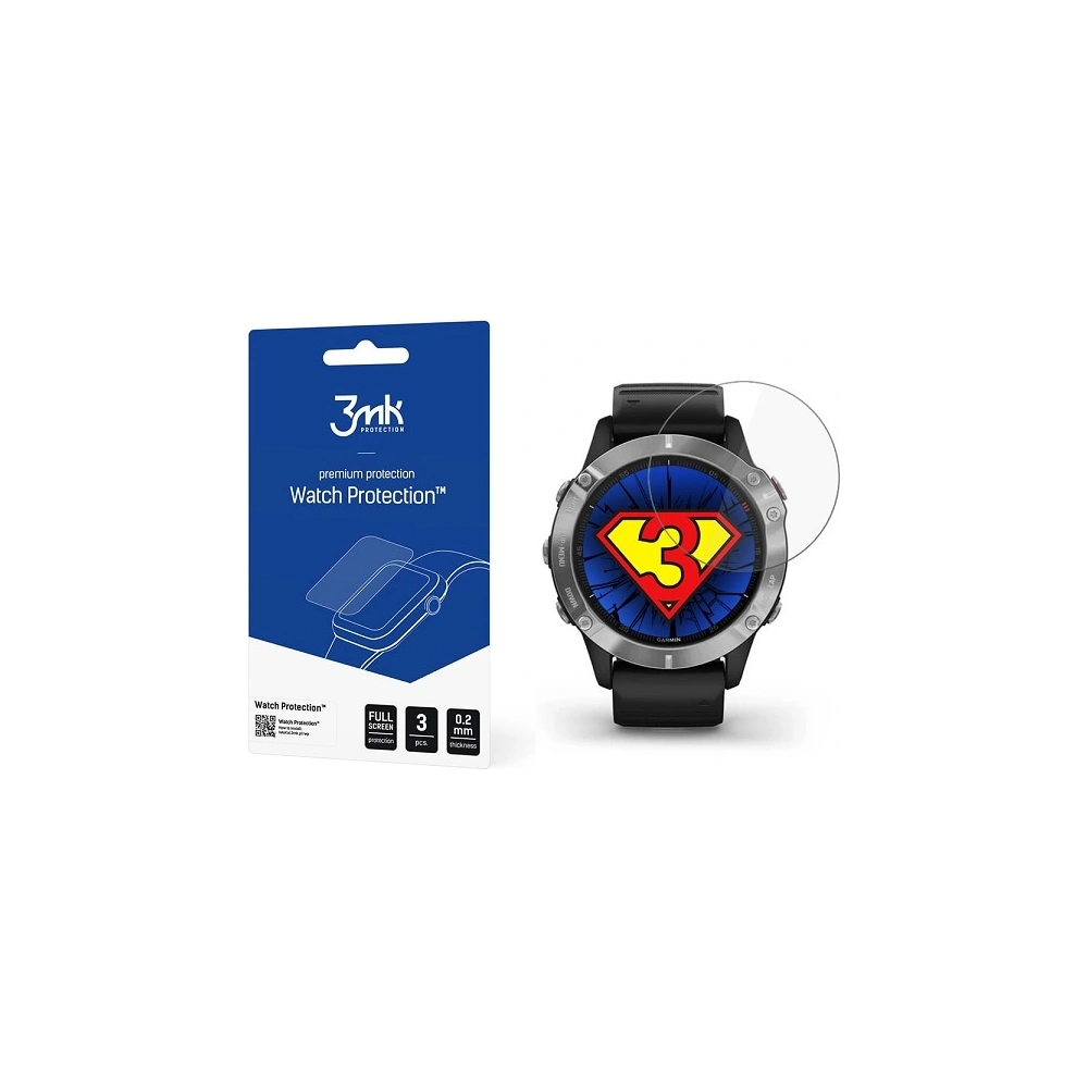 Szkło hybrydowe 3MK FlexibleGlass Watch Garmin Fenix 6
