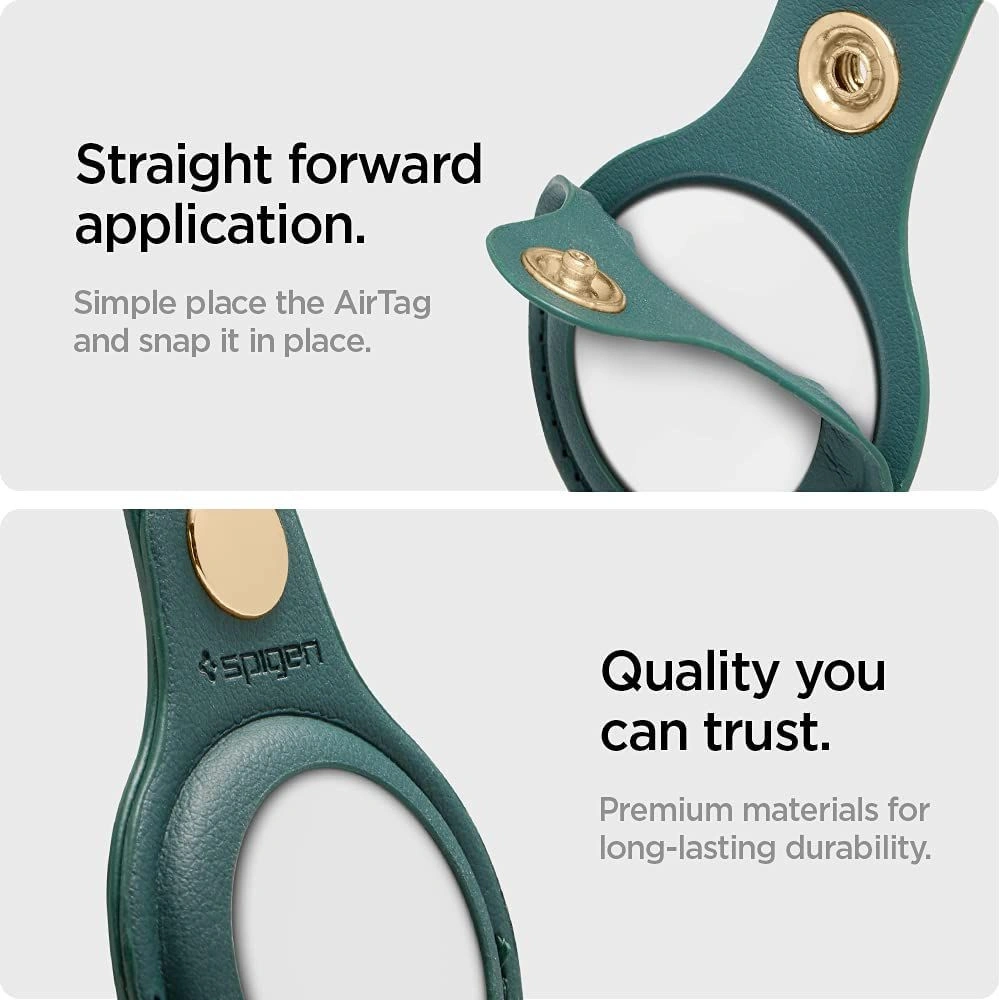 Etui Spigen Valentinus Apple AirTag Midnight Green