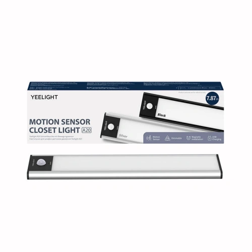 Kup Lampička do skříně s pohybovým senzorem Yeelight Closet Light 20cm (Stříbrná) - YLT046SLV - {ean13} - Sklep Home Screen
