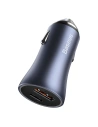 Kup Ładowarka samochodowa Baseus Golden Contactor Pro, USB + USB-C, QC4.0+, PD, SCP, 40W (szara) + kabel USB-C do iP 1m (czarny) - BSU2843BLK - {ean13} - Sklep Home Screen