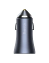 Buy Baseus Golden Contactor Pro car charger, USB + USB-C, QC4.0+, PD, SCP, 40W (dark gray) with Cable Type-C to iP 1m Black - BSU2843BLK - {ean13} - Home Screen Store Europe