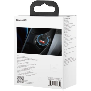 Kup Baseus Autoladegerät Golden Contactor Pro, USB + USB-C, QC4.0+, PD, SCP, 40W (grau) + USB-C zu iP Kabel 1m (schwarz) - BSU2843BLK - {ean13} - Sklep Home Screen