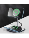Kup Stojak magnetický Baseus Swan MagSafe s indukční nabíječkou pro iPhone 12 (černý) + síťová nabíječka 24W (černá) - BSU2845BLK - {ean13} - Sklep Home Screen
