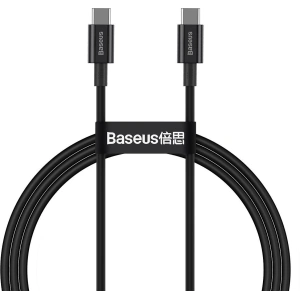 Buy Baseus Superior Series Cable USB-C to USB-C, 100W, 1m (black) - BSU2848BLK - {ean13} - Home Screen Store Europe