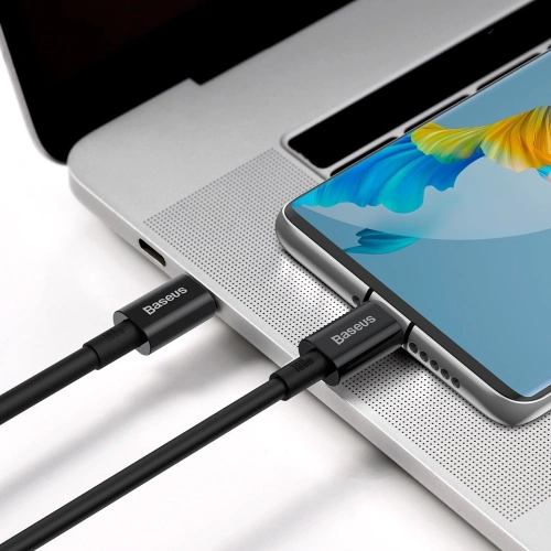 Kup Kabel USB-C do USB-C Baseus Superior Series, 100W, 1m (czarny) - BSU2848BLK - {ean13} - Sklep Home Screen