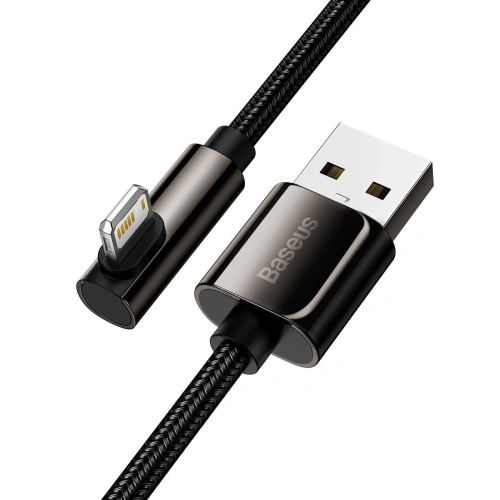 Kup Kabel USB do Lightning kątowy Baseus Legend Series, 2.4A, 2m (czarny) - BSU2852BLK - {ean13} - Sklep Home Screen