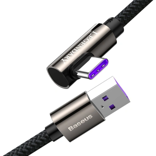 Kup Kabel USB do USB-C kątový Baseus Legend Series, 66W, 2m (černý) - BSU2854BLK - {ean13} - Sklep Home Screen