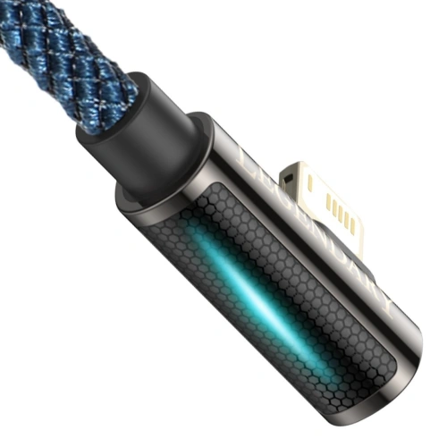 Kup Baseus USB-zu-Lightning-Winkelkabel Legend Series, 2,4A, 1m (blau) - BSU2856BLU - {ean13} - Sklep Home Screen