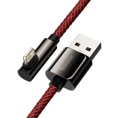 Kup Cablu USB pentru Lightning unghiular Baseus Legend Series, 2.4A, 1m (roșu) - BSU2857RED - {ean13} - Sklep Home Screen