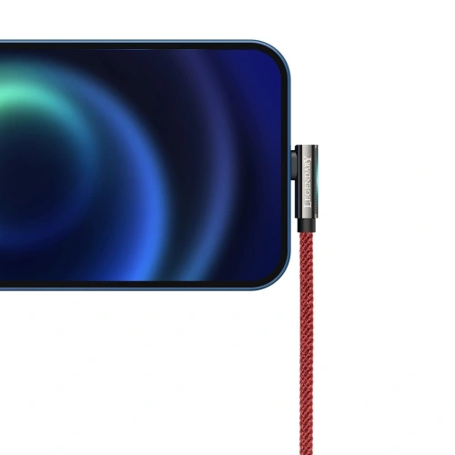 Kup Cablu USB pentru Lightning unghiular Baseus Legend Series, 2.4A, 1m (roșu) - BSU2857RED - {ean13} - Sklep Home Screen