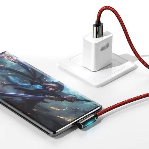 Kup Kabel USB do USB-C kątowy Baseus Legend Series, 66W, 1m (czerwony) - BSU2859RED - {ean13} - Sklep Home Screen