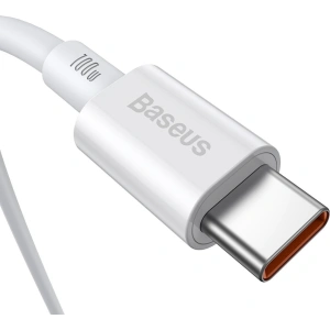 Kabel USB-C do USB-C Baseus Superior Series, 100W, 2m (bílý)