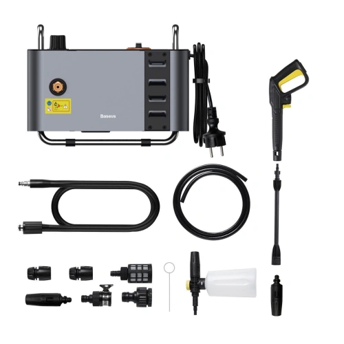 Kup Automobilní tlaková myčka Baseus Pressure Washer, 1300W, 100Bar + příslušenství - BSU2863 - {ean13} - Sklep Home Screen