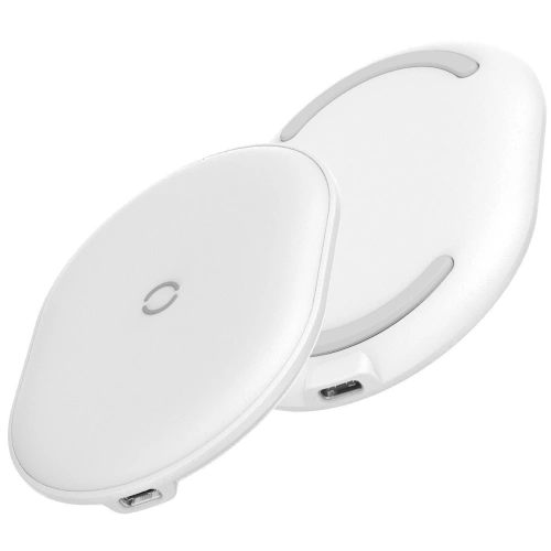 Buy Baseus Cobble wireless induction charger, 15W (White) - BSU1786WHT - {ean13} - Home Screen Store Europe