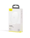 Buy Baseus Cobble wireless induction charger, 15W (White) - BSU1786WHT - {ean13} - Home Screen Store Europe