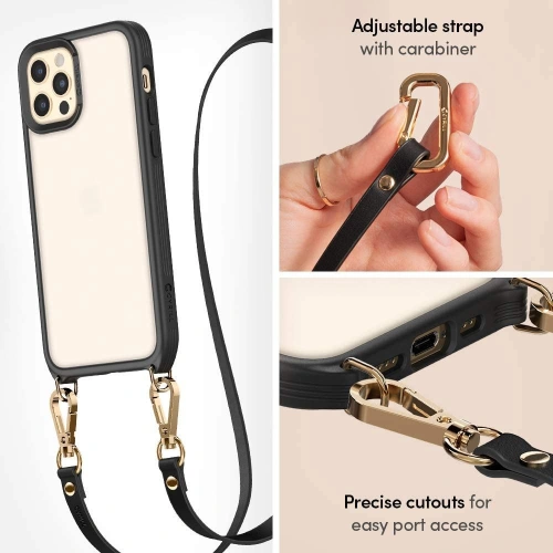 Kup Etui Spigen Cyrill Classic Charm Apple iPhone 12/12 Pro Fekete - SPN1670BLK - {ean13} - Sklep Home Screen
