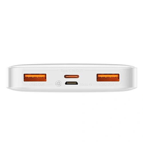 Buy PowerBank Baseus Bipow 10000mAh, 2xUSB, USB-C, 20W (white) - BSU2867WHT - {ean13} - Home Screen Store Europe