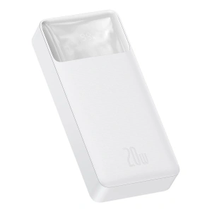 PowerBank Baseus Bipow 20000mAh, 2xUSB, USB-C, 20W (biały)