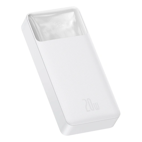 Kup PowerBank Baseus Bipow 20000mAh, 2xUSB, USB-C, 20W (alb) - BSU2868WHT - {ean13} - Sklep Home Screen