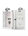 Buy Karl Lagerfeld KLHCI61SLFKPI Apple iPhone XR light pink hardcase Silicone Iconic - KLD589PNK - {ean13} - Home Screen Store Europe