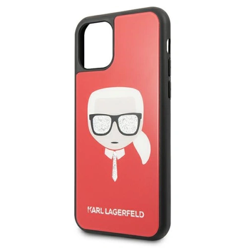 Kup Etui Karl Lagerfeld KLHCN61DLHRE Apple iPhone 11 piros/piros Iconic Glitter Karl feje - KLD591RED - {ean13} - Sklep Home Screen