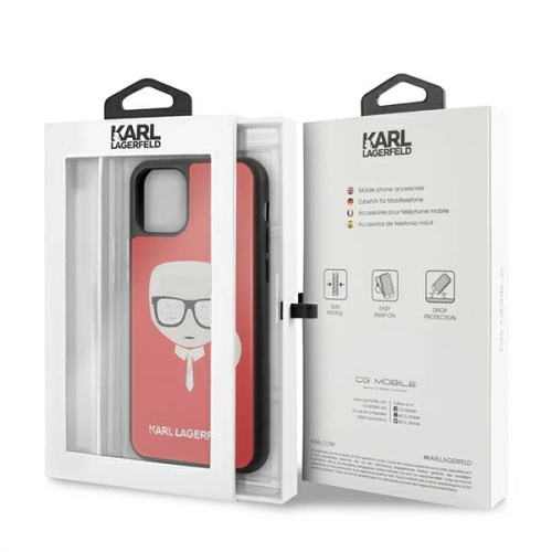 Kup Karl Lagerfeld Apple Tasche KLHCN61DLHRE iPhone 11 rot/rot Iconic Glitter Karl`s Head - KLD591RED - {ean13} - Sklep Home Screen