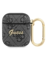 Etui Guess GUA24GSMK Apple AirPods tok szürke/grey 4G Script Metal Collection