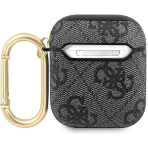 Kup Etui Guess GUA24GSMK pentru Apple AirPods, gri/grey, 4G Script Metal Collection - GUE1161GRY - {ean13} - Sklep Home Screen