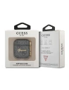 Kup Etui Guess GUA24GSMK Apple AirPods cover szary/grey 4G Script Metal Collection - GUE1161GRY - {ean13} - Sklep Home Screen