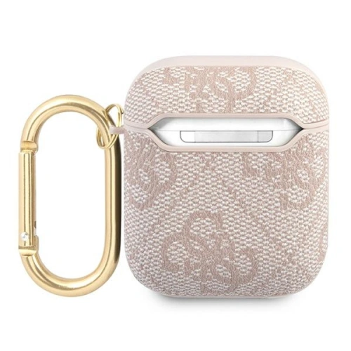 Kup Etui Guess GUA24GSMP Apple AirPods cover różowy/pink 4G Script Metal Collection - GUE1162PNK - {ean13} - Sklep Home Screen