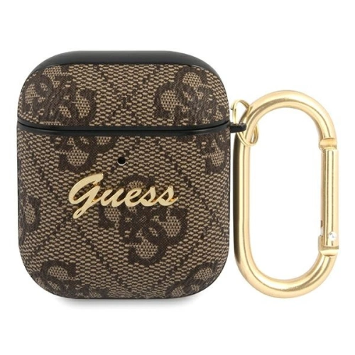 Kup Guess Apple Tasche GUA24GSMW AirPods Hülle braun/braun 4G Script Metal Collection - GUE1163BR - {ean13} - Sklep Home Screen