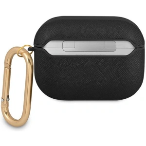Buy Guess GUAPSASMK Apple AirPods Pro cover black Saffiano Script Metal Collection - GUE1169BLK - {ean13} - Home Screen Store Europe