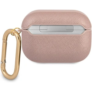 Buy Guess GUAPSASMP Apple AirPods Pro cover pink Saffiano Script Metal Collection - GUE1170PNK - {ean13} - Home Screen Store Europe