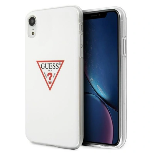 Kup Etui Guess GUHCI61PCUCTLWH Apple iPhone XR bílý/white hardcase Triangle Collection - GUE1171WHT - {ean13} - Sklep Home Screen
