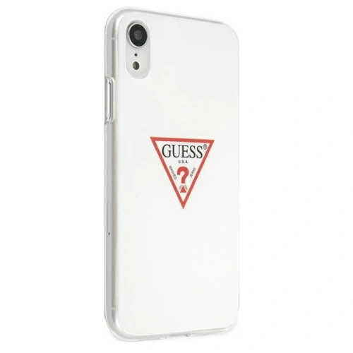 Kup Etui Guess GUHCI61PCUCTLWH Apple iPhone XR bílý/white hardcase Triangle Collection - GUE1171WHT - {ean13} - Sklep Home Screen