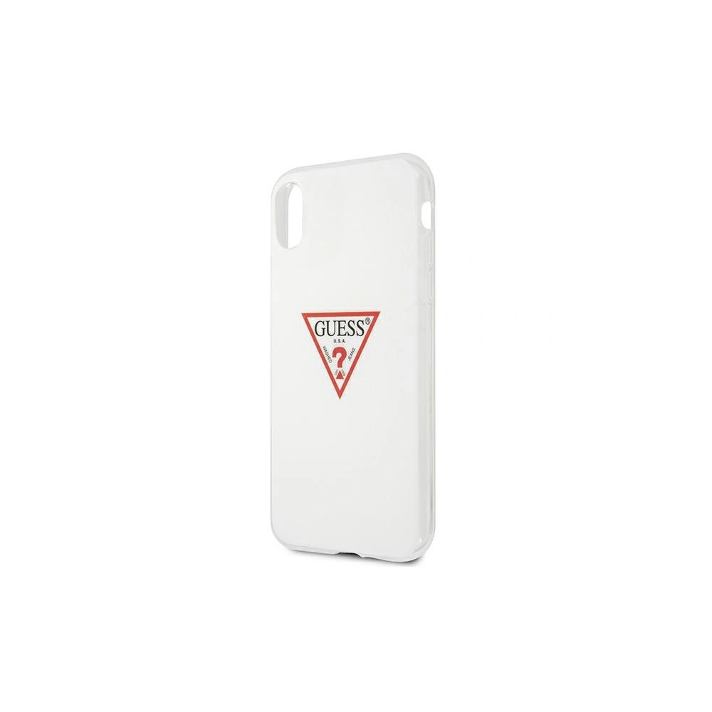 Etui Guess GUHCI61PCUCTLWH Apple iPhone XR biały/white hardcase Triangle Collection