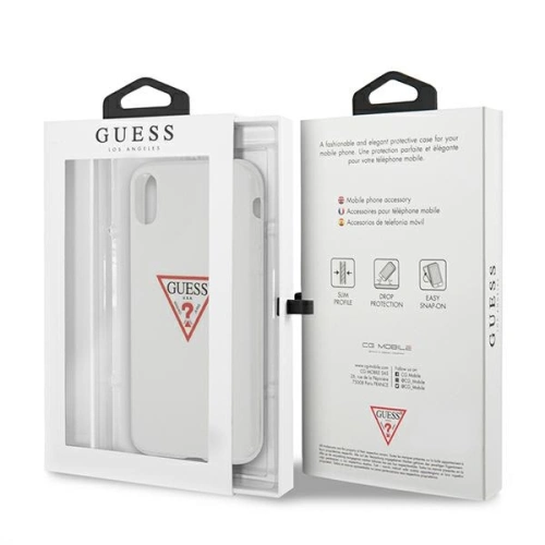 Kup Etui Guess GUHCI61PCUCTLWH Apple iPhone XR bílý/white hardcase Triangle Collection - GUE1171WHT - {ean13} - Sklep Home Screen