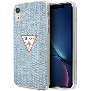 Kup Etui Guess GUHCI61PCUJULLB Apple iPhone XR niebieski/light blue hardcase Jeans Collection - GUE1172BLU - {ean13} - Sklep Home Screen