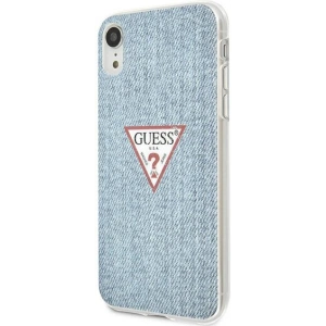 Kup Etui Guess GUHCI61PCUJULLB Apple iPhone XR niebieski/light blue hardcase Jeans Collection - GUE1172BLU - {ean13} - Sklep Home Screen