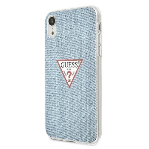 Kup Etui Guess GUHCI61PCUJULLB Apple iPhone XR niebieski/light blue hardcase Jeans Collection - GUE1172BLU - {ean13} - Sklep Home Screen