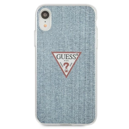 Kup Etui Guess GUHCI61PCUJULLB Apple iPhone XR niebieski/light blue hardcase Jeans Collection - GUE1172BLU - {ean13} - Sklep Home Screen