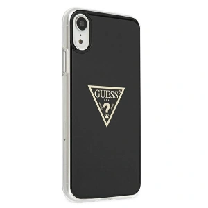 Kup Etui Guess GUHCI61PCUMPTBK Apple iPhone XR czarny/black hardcase Metallic Collection - GUE1173BLK - {ean13} - Sklep Home Screen