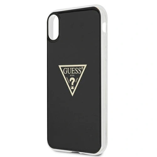 Kup Guess Apple Tasche GUHCI61PCUMPTBK iPhone XR schwarz/schwarz Hartschale Metallic Collection - GUE1173BLK - {ean13} - Sklep Home Screen