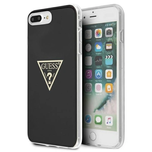 Kup Etui Guess GUHCI8LPCUMPTBK Apple iPhone 8 Plus/7 Plus fekete/hardcase Metallic Collection - GUE1174BLK - {ean13} - Sklep Home Screen