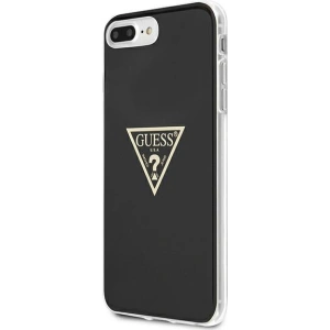 Kup Etui Guess GUHCI8LPCUMPTBK Apple iPhone 8 Plus/7 Plus czarny/black hardcase Metallic Collection - GUE1174BLK - {ean13} - Sklep Home Screen