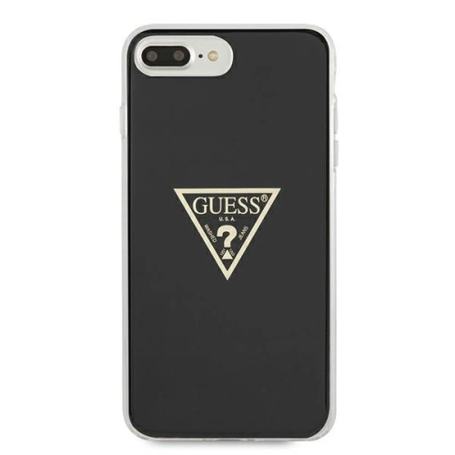 Kup Etui Guess GUHCI8LPCUMPTBK Apple iPhone 8 Plus/7 Plus fekete/hardcase Metallic Collection - GUE1174BLK - {ean13} - Sklep Home Screen